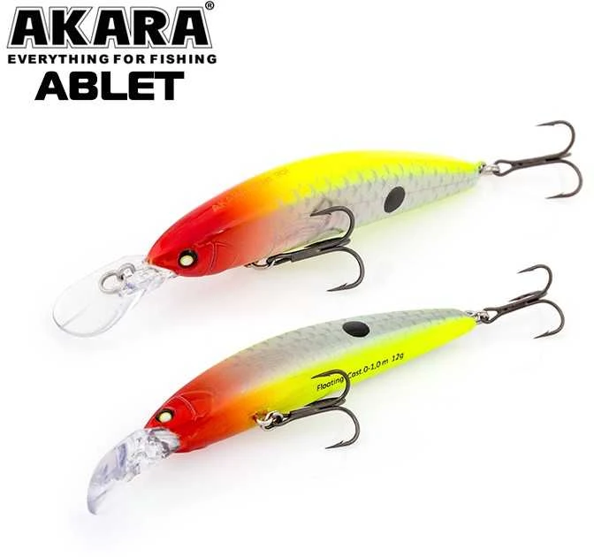 Vobleriai Akara ABLET 90F, 90 mm, 12 g