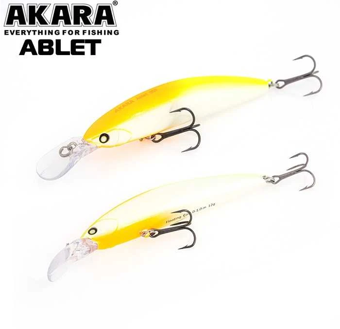 Vobleriai Akara ABLET 90F, 90 mm, 12 g