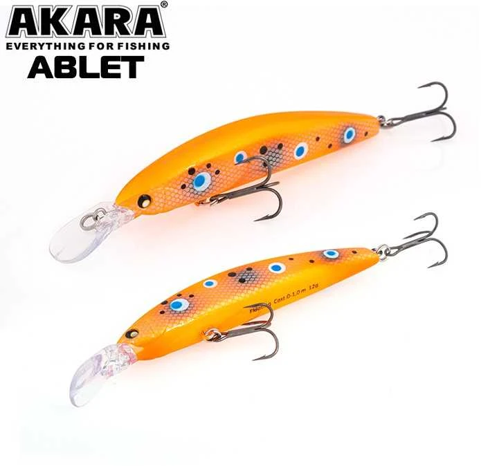 Vobleriai Akara ABLET 90F, 90 mm, 12 g