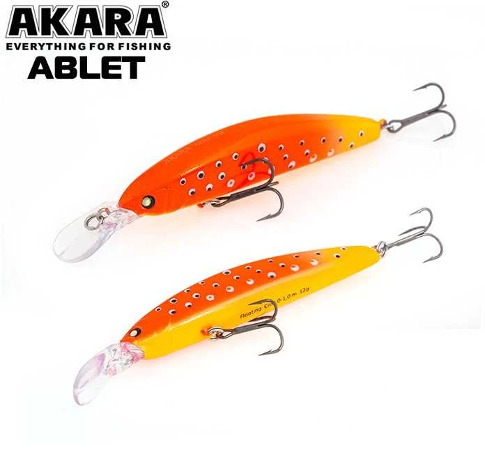 Vobleriai Akara ABLET 90F, 90 mm, 12 g