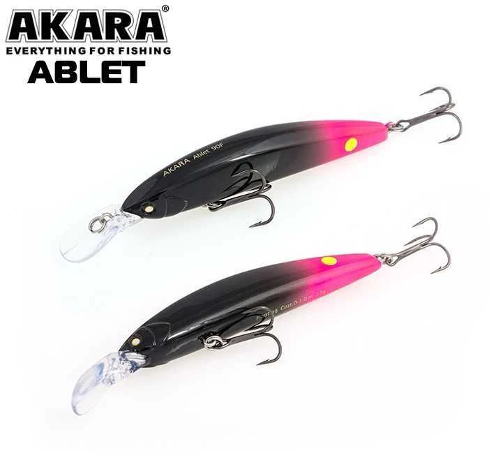 Vobleriai Akara ABLET 90F, 90 mm, 12 g