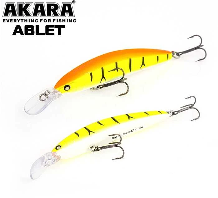 Vobleriai Akara ABLET 90F, 90 mm, 12 g