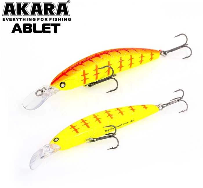 Vobleriai Akara ABLET 90F, 90 mm, 12 g