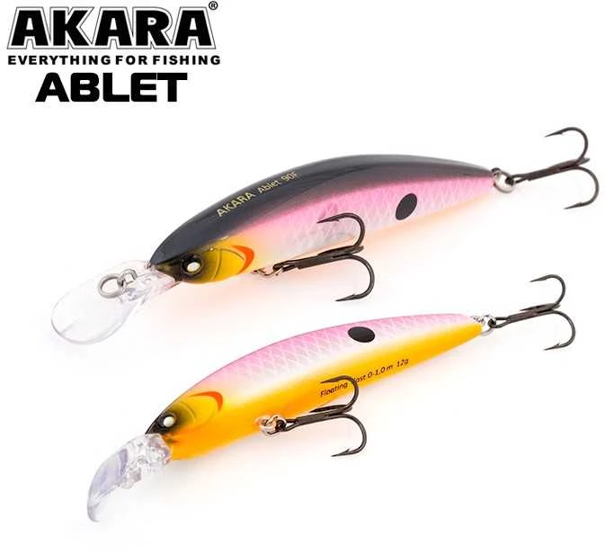 Vobleriai Akara ABLET 90F, 90 mm, 12 g
