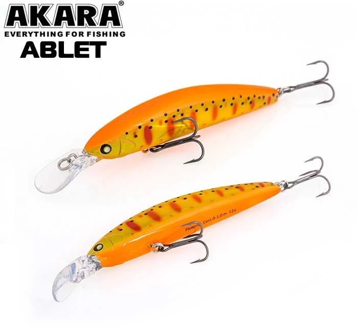 Vobleriai Akara ABLET 90F, 90 mm, 12 g