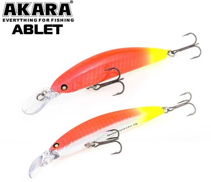 Vobleriai Akara ABLET 90F, 90 mm, 12 g
