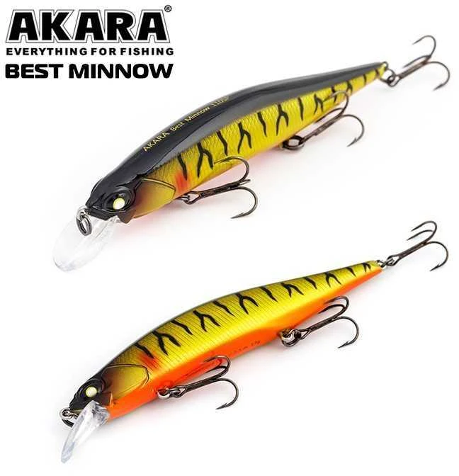 Vobleriai Akara Best Minnow 110SP, 17 g, 110 mm