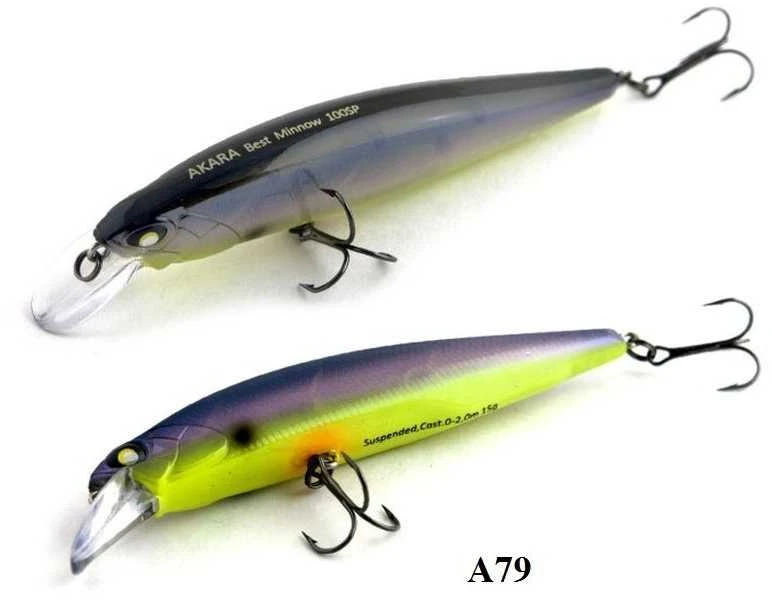 Vobleriai Akara Best Minnow 110SP, 17 g, 110 mm
