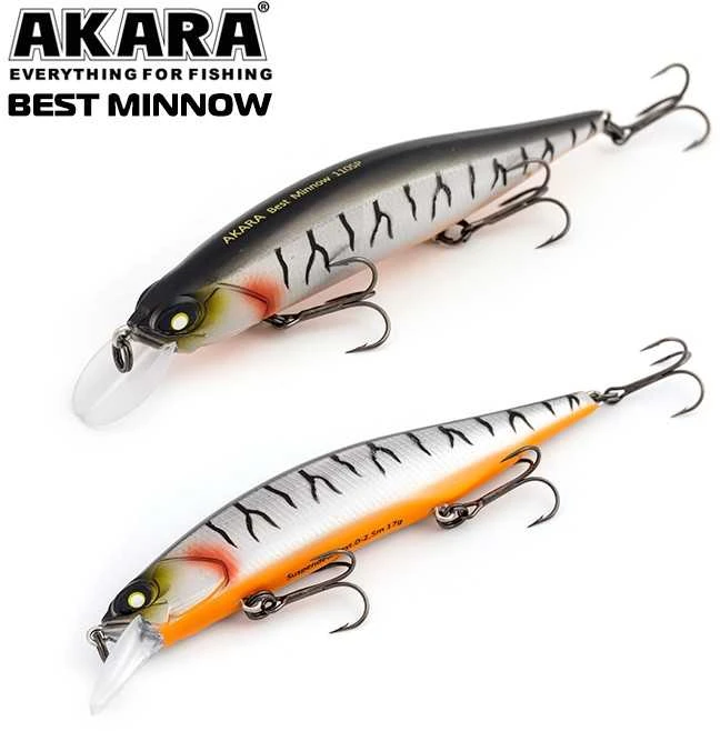 Vobleriai Akara Best Minow 100SP, 15 g, 100 mm