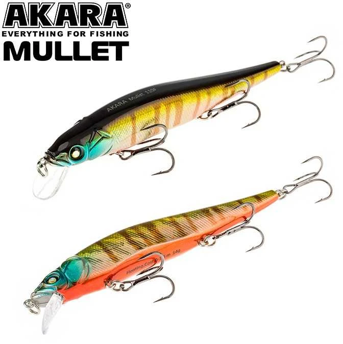 Vobleriai Akara Mullet 110F, 14 g, 110 mm