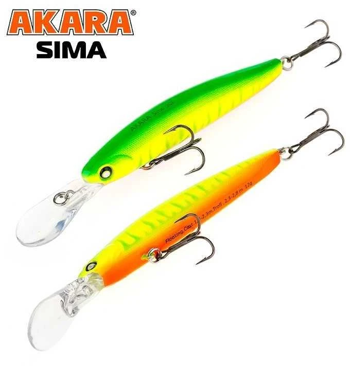 Vobleriai Akara Sima 90F, 90 mm, 12 g
