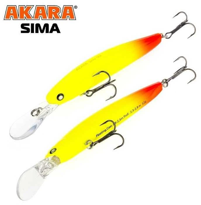 Vobleriai Akara Sima 90F, 90 mm, 12 g