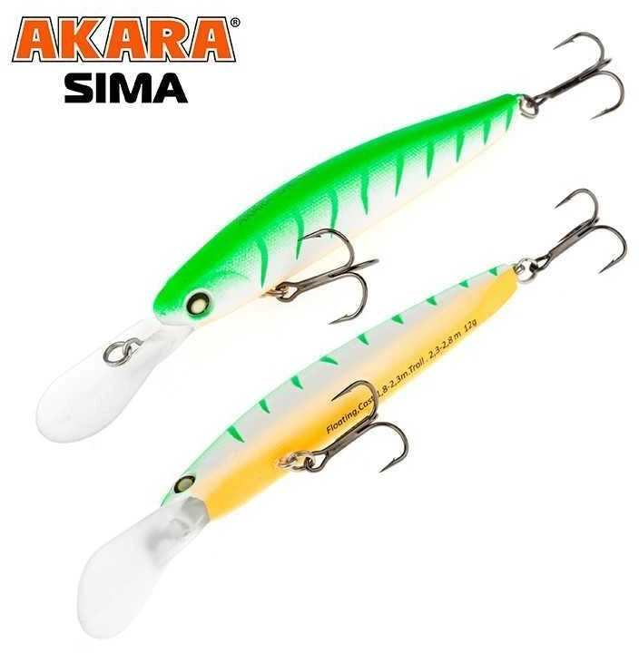 Vobleriai Akara Sima 90F, 90 mm, 12 g