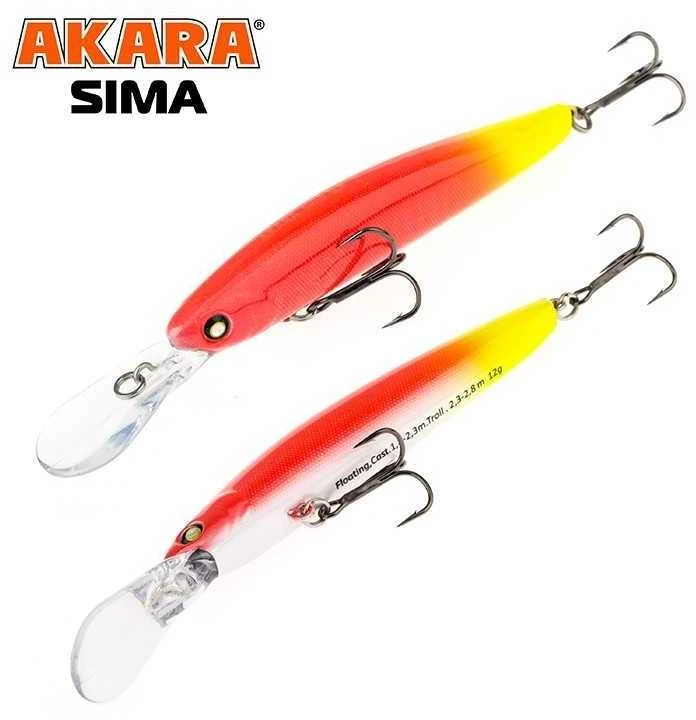Vobleriai Akara Sima 90F, 90 mm, 12 g