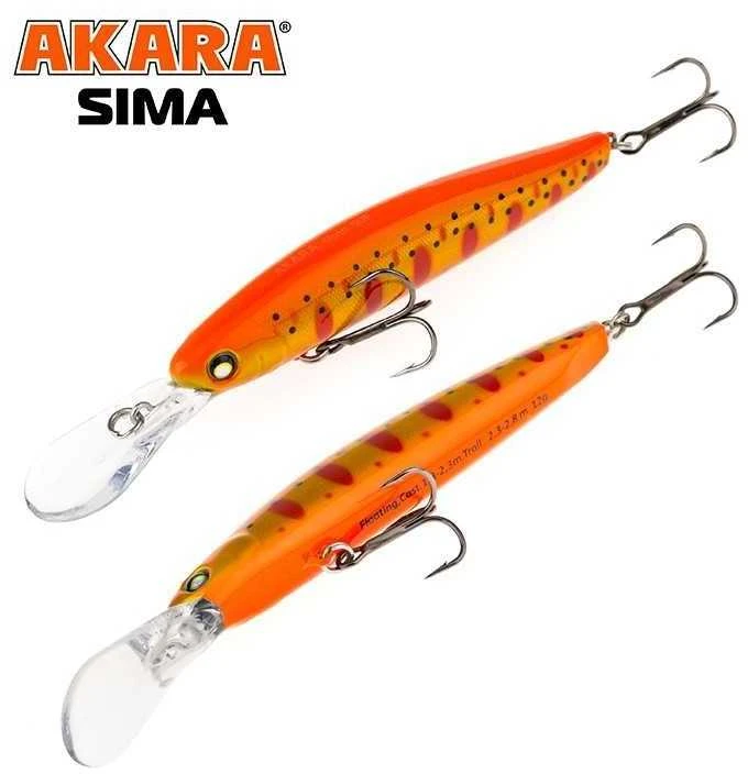 Vobleriai Akara Sima 90F, 90 mm, 12 g