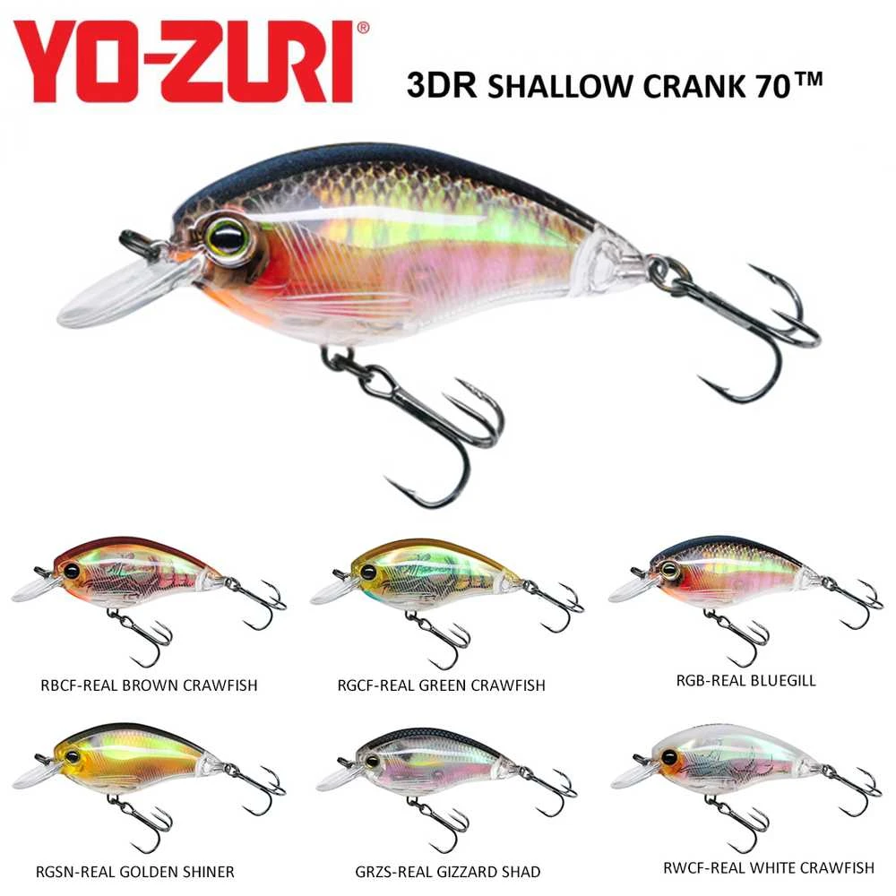 Vobleriai Yo- Zuri 3DR Shallow Crank 5cm 8g