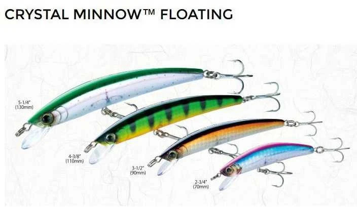 Vobleris Yo-Zuri Crystal Minnow FLOATING 110mm/12g R1124