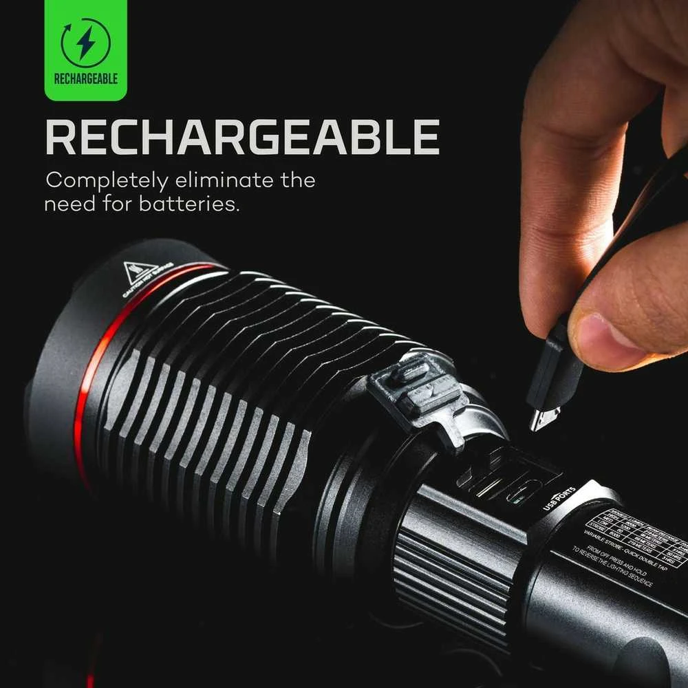 Žibintuvėlis NEBO REDLINE 6K su išorine baterija (powerbank)