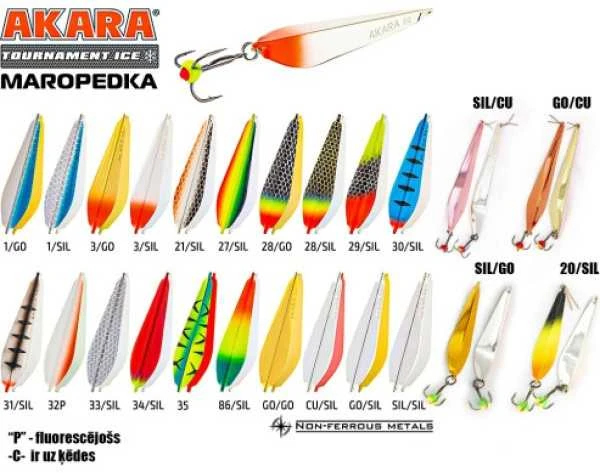 Žieminė blizgutė Akara Tournament Maropedka Light, 45 mm, 5 g