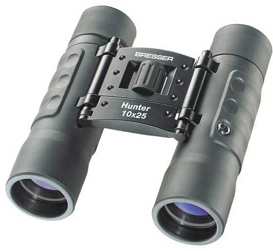 Bresser Hunter10x25 Kompaktiški Neperšlampami Kišeniniai Žiūronai