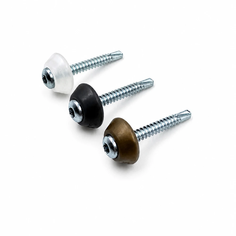 Baltic Plastic Solutions Tvirtinimo varžtai į metalą su tarpine M5 x 40 mm MK PC DIAMONDS (3 spalvos) - Pilka