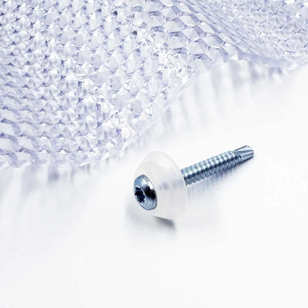 Baltic Plastic Solutions Tvirtinimo varžtai į metalą su tarpine M5 x 40 mm MK PC DIAMONDS (3 spalvos) - Pilka