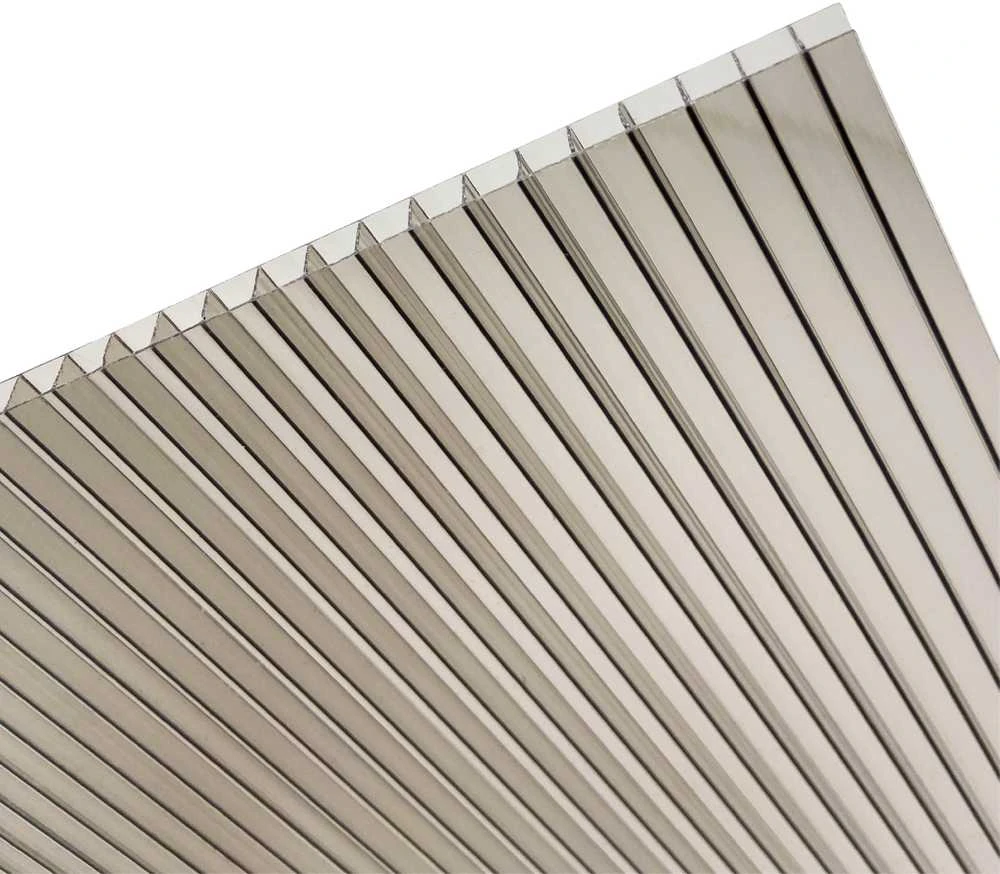 Brett Martin Kanalinis polikarbonatas 6 mm bronza (pagamintas ES) - 2,10 m - 6 m