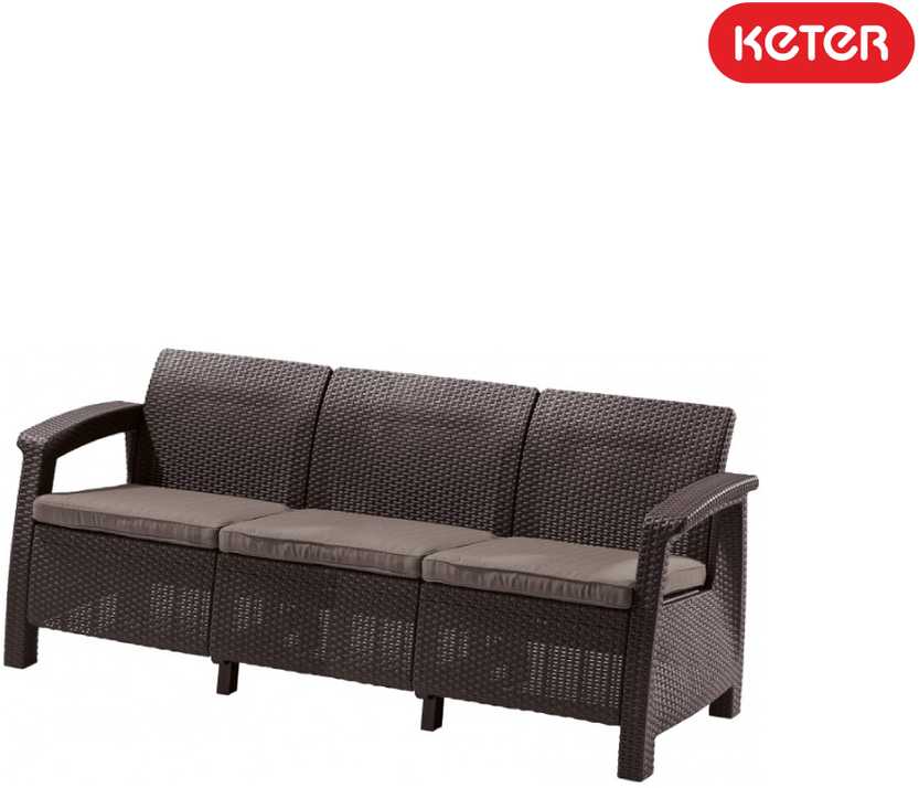 Keter Corfu love seat MAX sofa - Ruda
