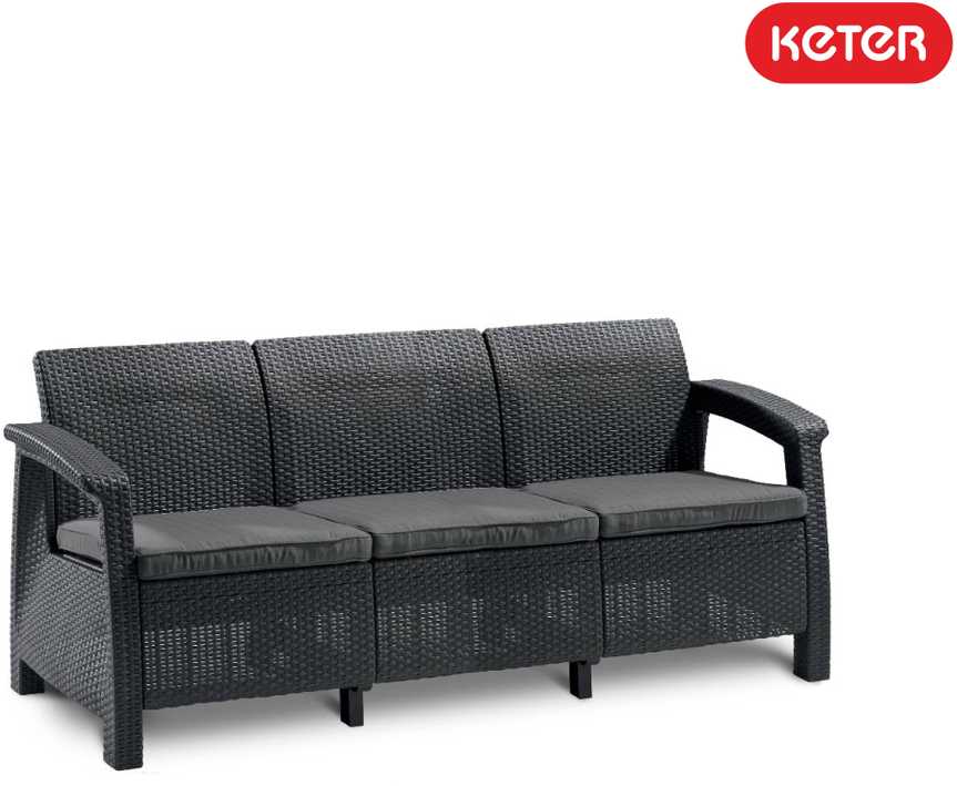 Keter Corfu love seat MAX sofa - Ruda