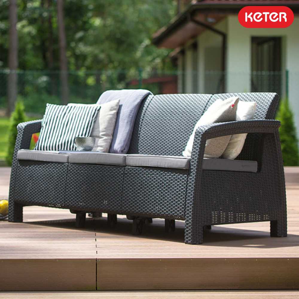Keter Corfu love seat MAX sofa - Ruda