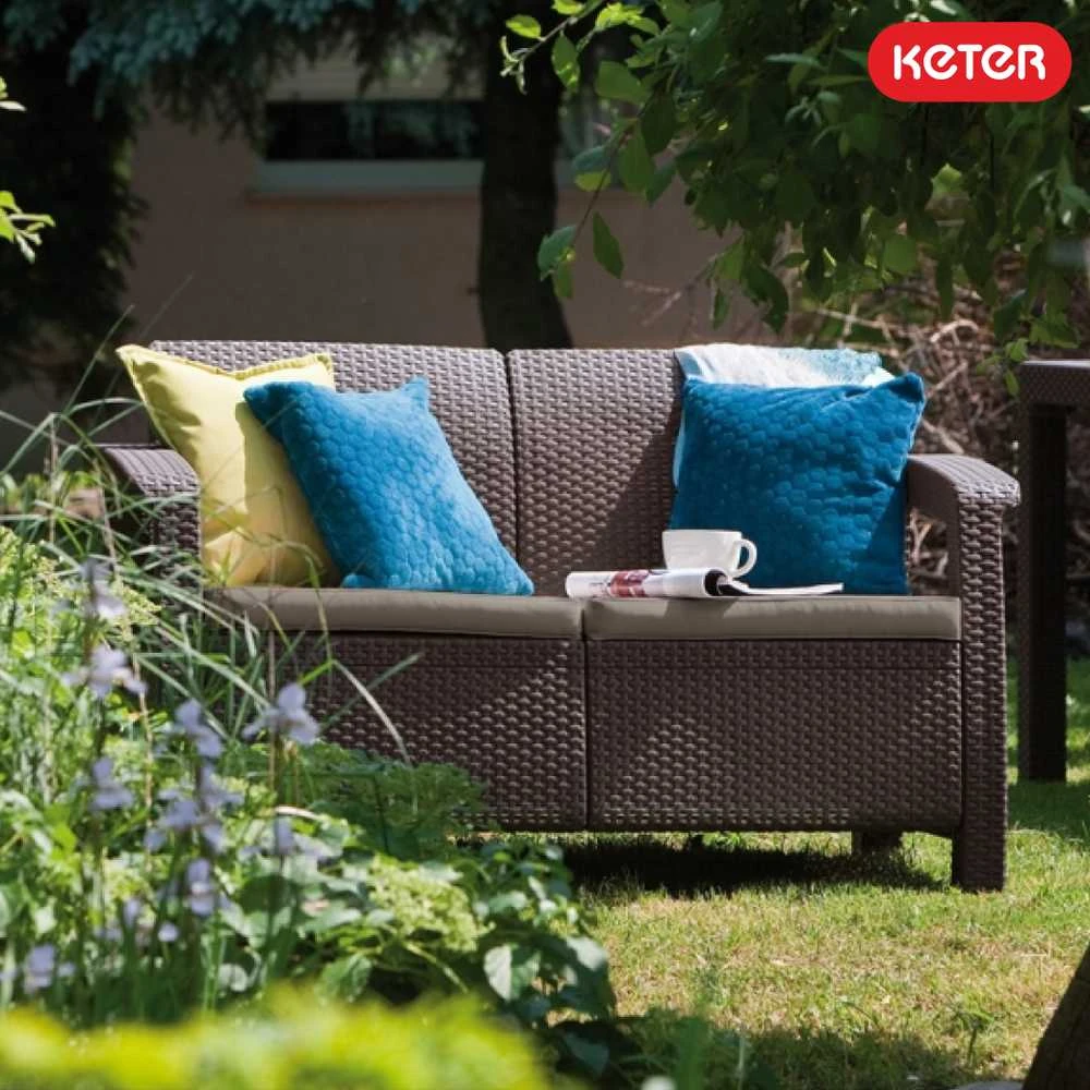 Keter Corfu Love Seat sofa - Ruda