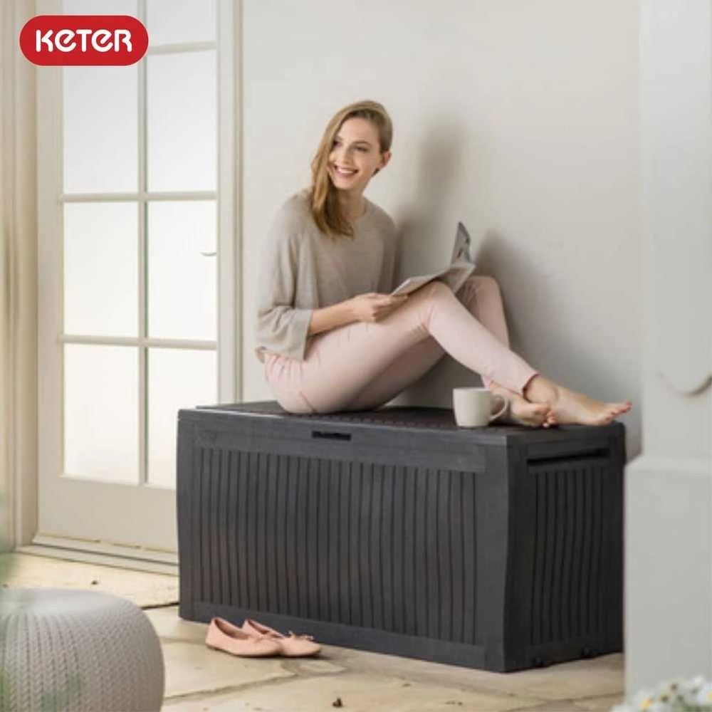 Keter Daiktadėžė COMFY 270L - Ruda