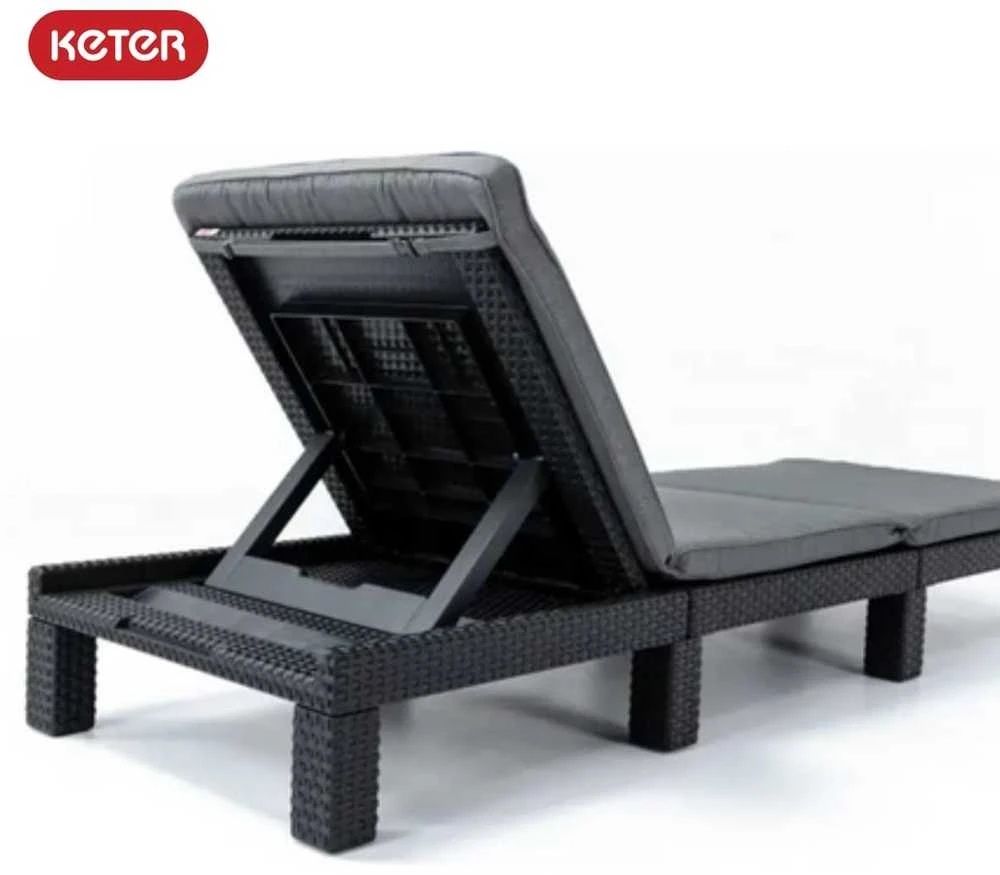 Keter Saulės gultas Daytona Deluxe, kapučino-smėlio spalvos