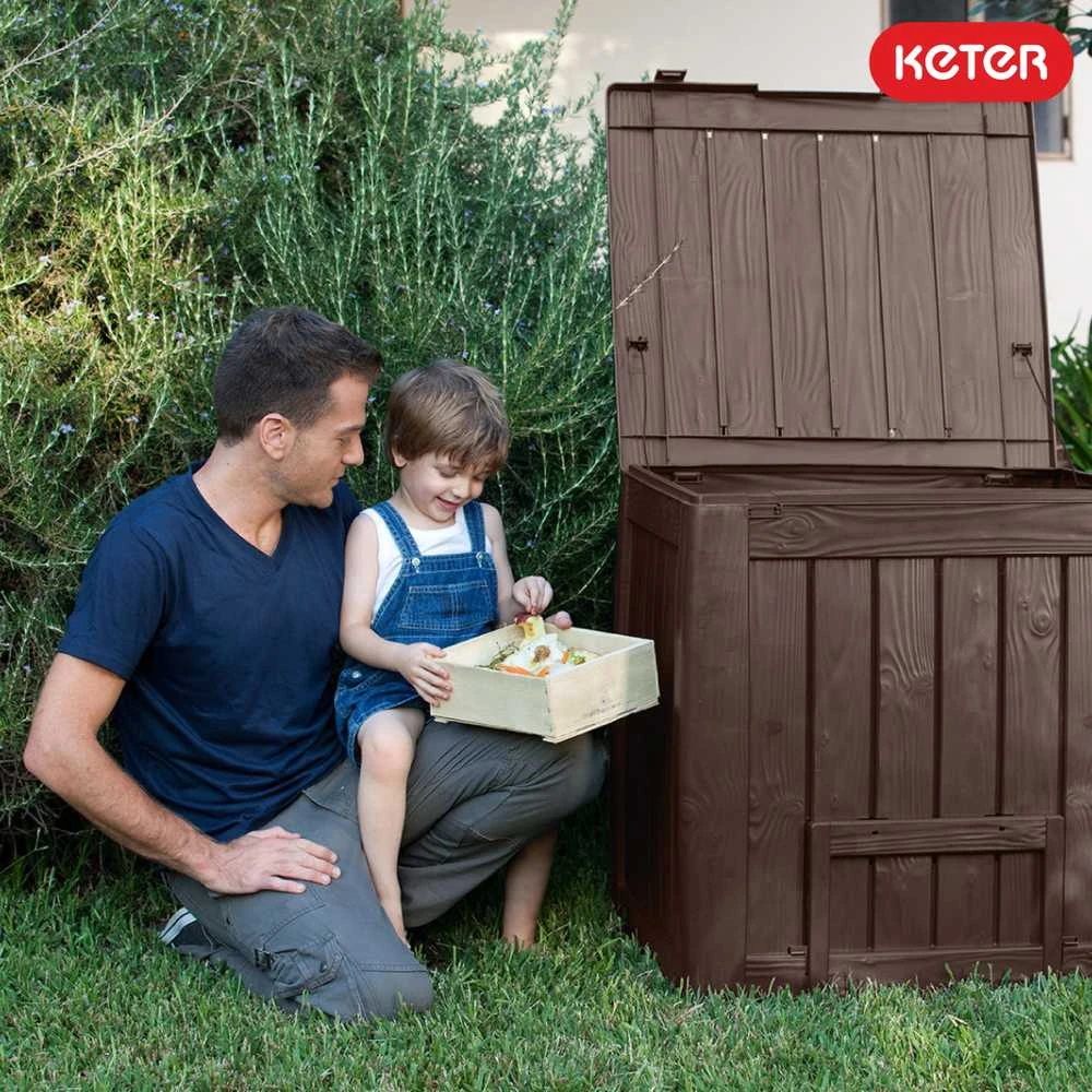 Keter Komposto dėžė DECO COMPOSTER su dugnu 340 L