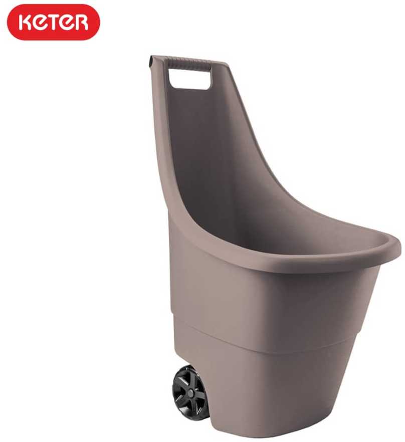 Karutis Keter EASY GO BREEZE 50 L 230444, juodas