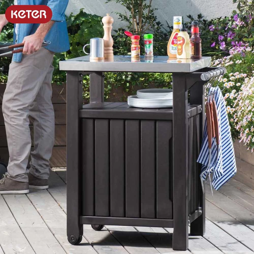 Keter UNITY stalas griliui 105L - Ruda