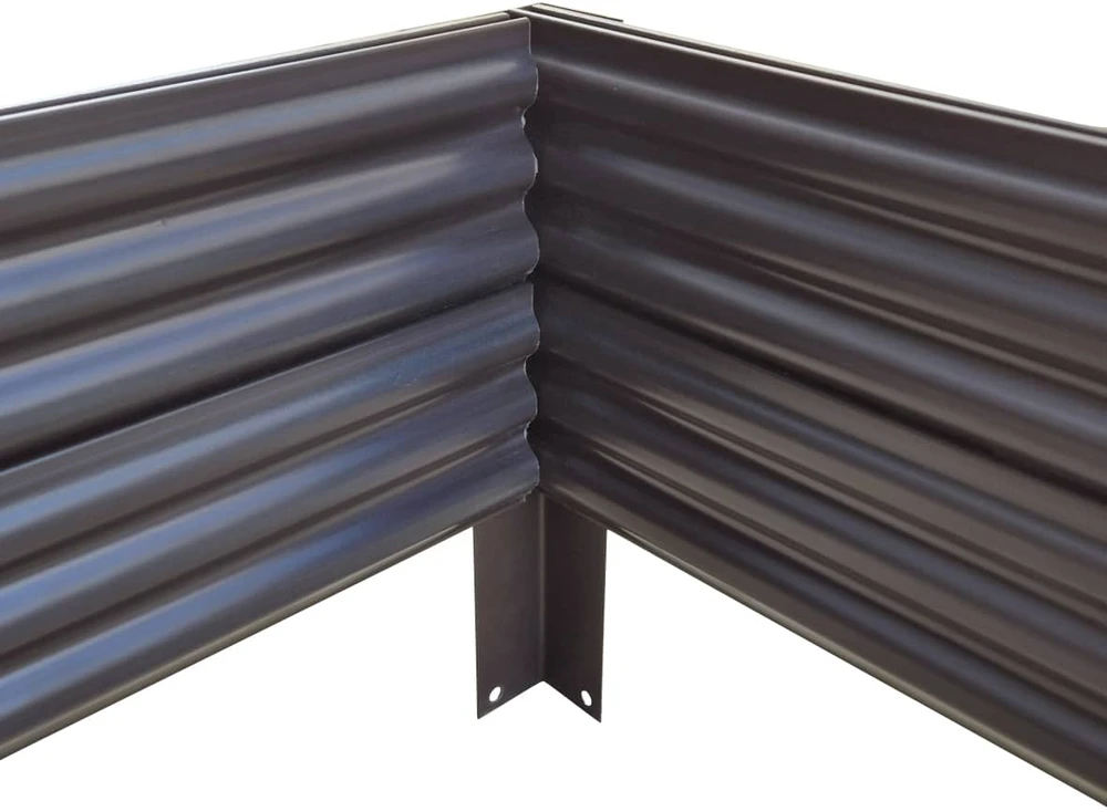 Klasika Garden NAUJIENA! GPPS pakelta lysvė KLASIKA Woodlook - Antracito (pilka) - 150 x 50 x 30 cm