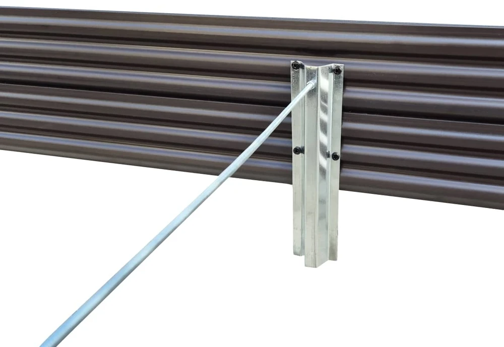 Klasika Garden NAUJIENA! GPPS pakelta lysvė KLASIKA Woodlook - Antracito (pilka) - 150 x 50 x 30 cm