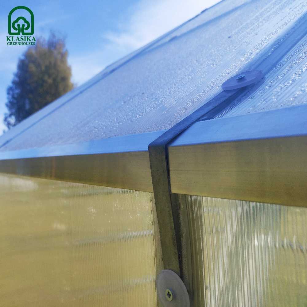 Klasika Greenhouses Šiltnamis KLASIKA Bernard 6 mm storio kanalinis