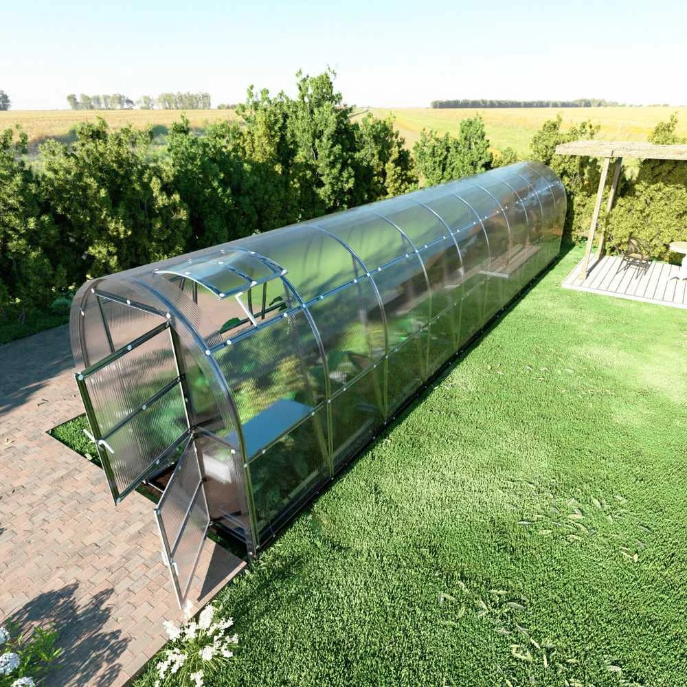 Klasika Greenhouses Šiltnamis KLASIKA Slim - 6 mm storio kanalinis polikarbonatas - 2 x 4 m (8 m²)