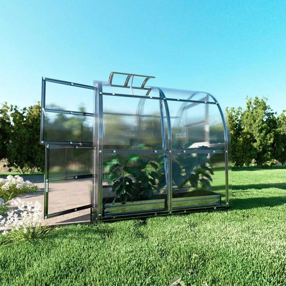 Klasika Greenhouses Šiltnamis KLASIKA Slim - 6 mm storio kanalinis polikarbonatas - 2 x 4 m (8 m²)