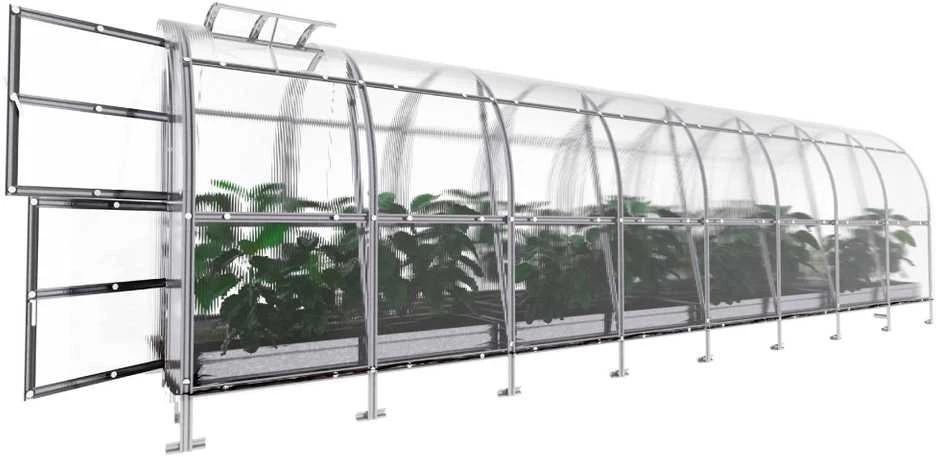 Klasika Greenhouses Šiltnamis KLASIKA Slim - 6 mm storio kanalinis polikarbonatas - 2 x 4 m (8 m²)