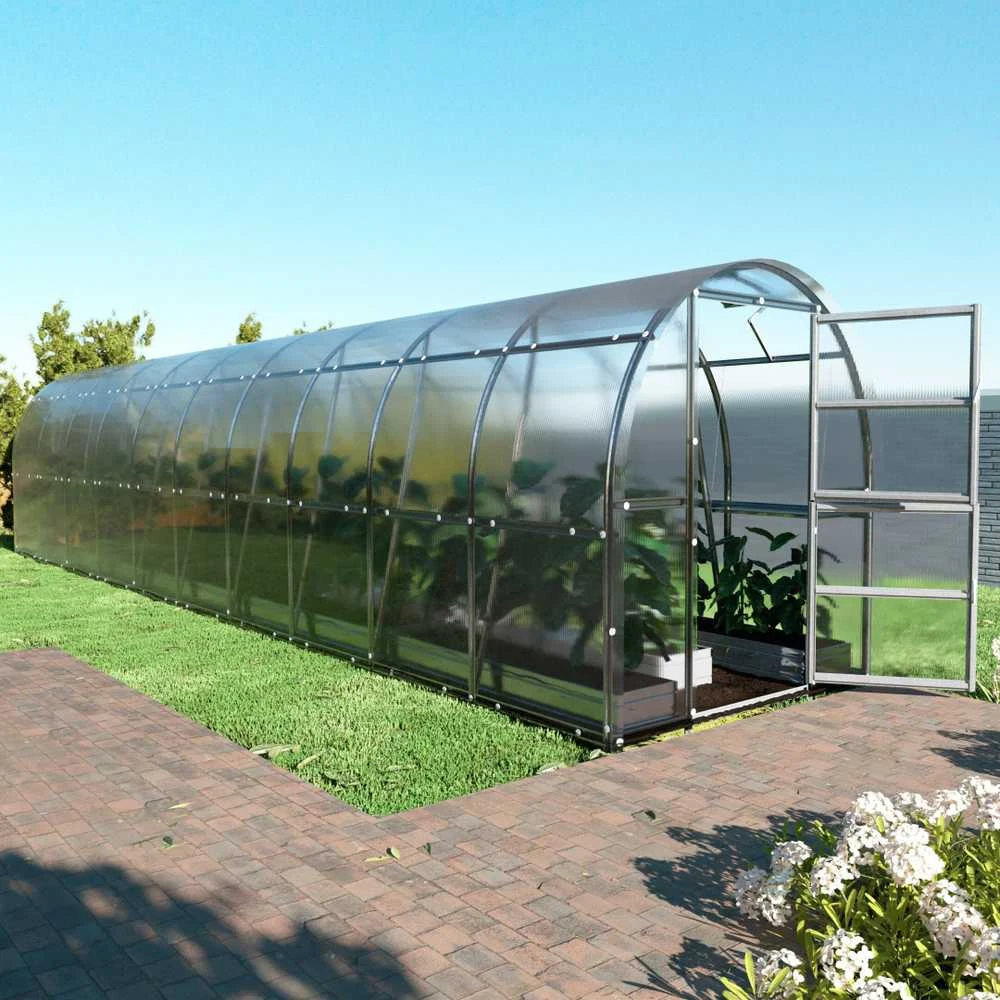 Klasika Greenhouses Šiltnamis KLASIKA Slim - 6 mm storio kanalinis polikarbonatas - 2 x 4 m (8 m²)