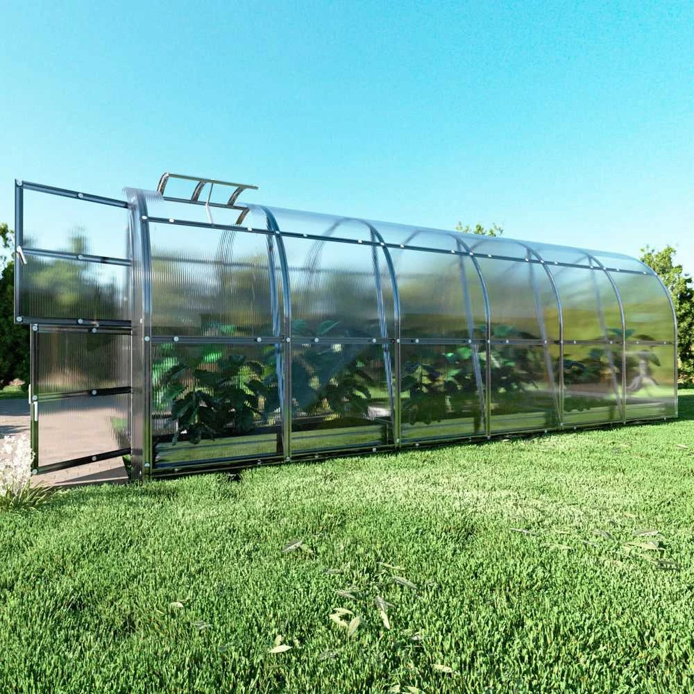 Klasika Greenhouses Šiltnamis KLASIKA Slim - 6 mm storio kanalinis polikarbonatas - 2 x 4 m (8 m²)