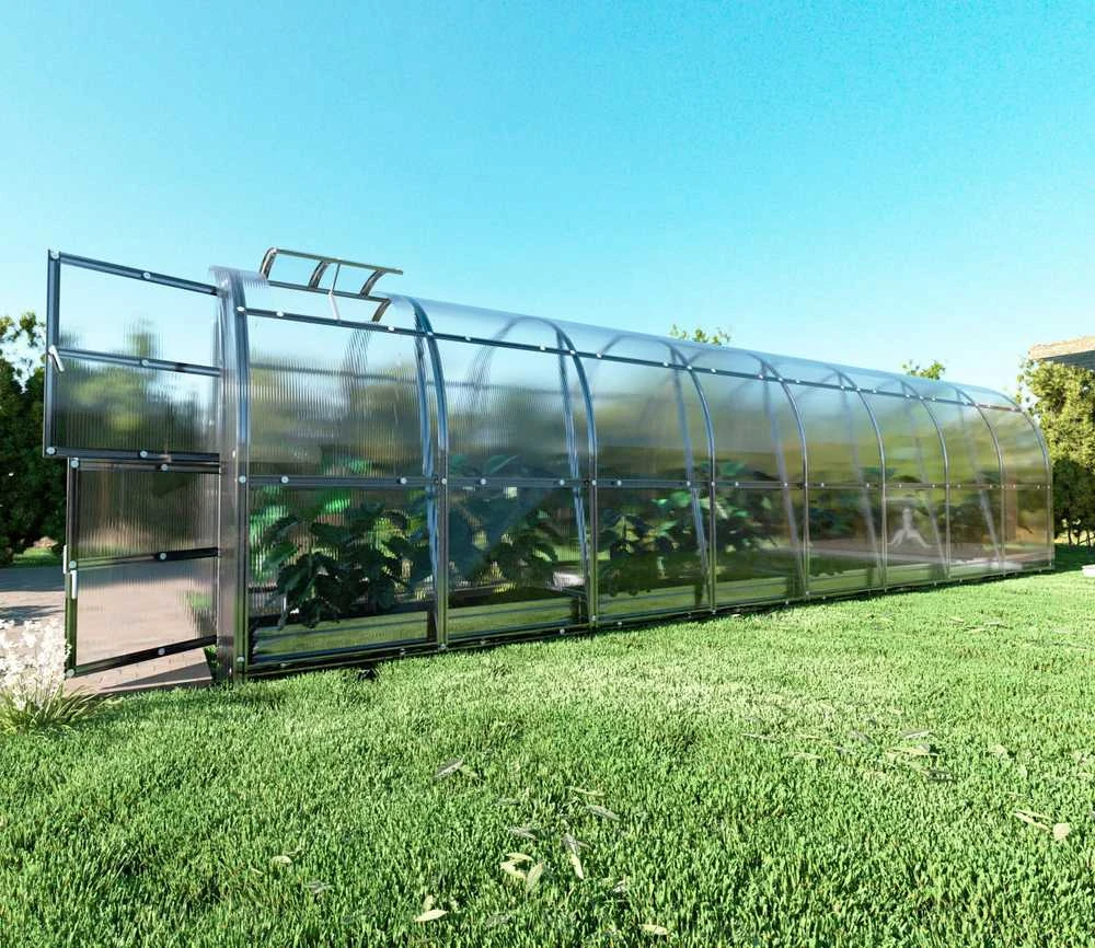 Klasika Greenhouses Šiltnamis KLASIKA Slim - 6 mm storio kanalinis polikarbonatas - 2 x 4 m (8 m²)