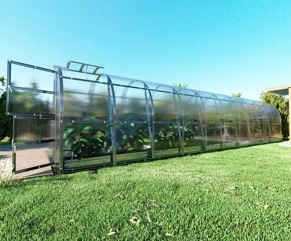 Klasika Greenhouses Šiltnamis KLASIKA Slim - 6 mm storio kanalinis polikarbonatas - 2 x 4 m (8 m²)