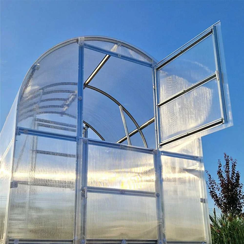 Klasika Greenhouses Šiltnamis KLASIKA Slim - 6 mm storio kanalinis polikarbonatas - 2 x 4 m (8 m²)