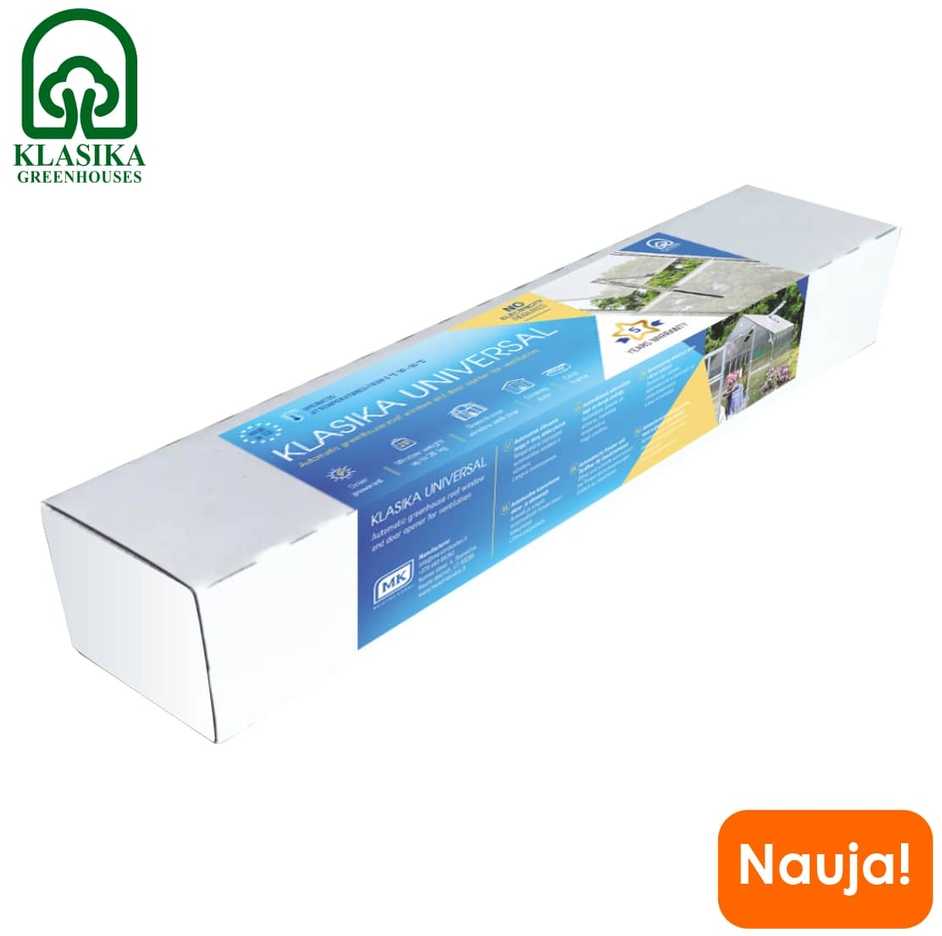 KLASIKA GREENHOUSE Stoglangis/orlaidė KLASIKA*HOUSE su automatiniu atidarytuvu