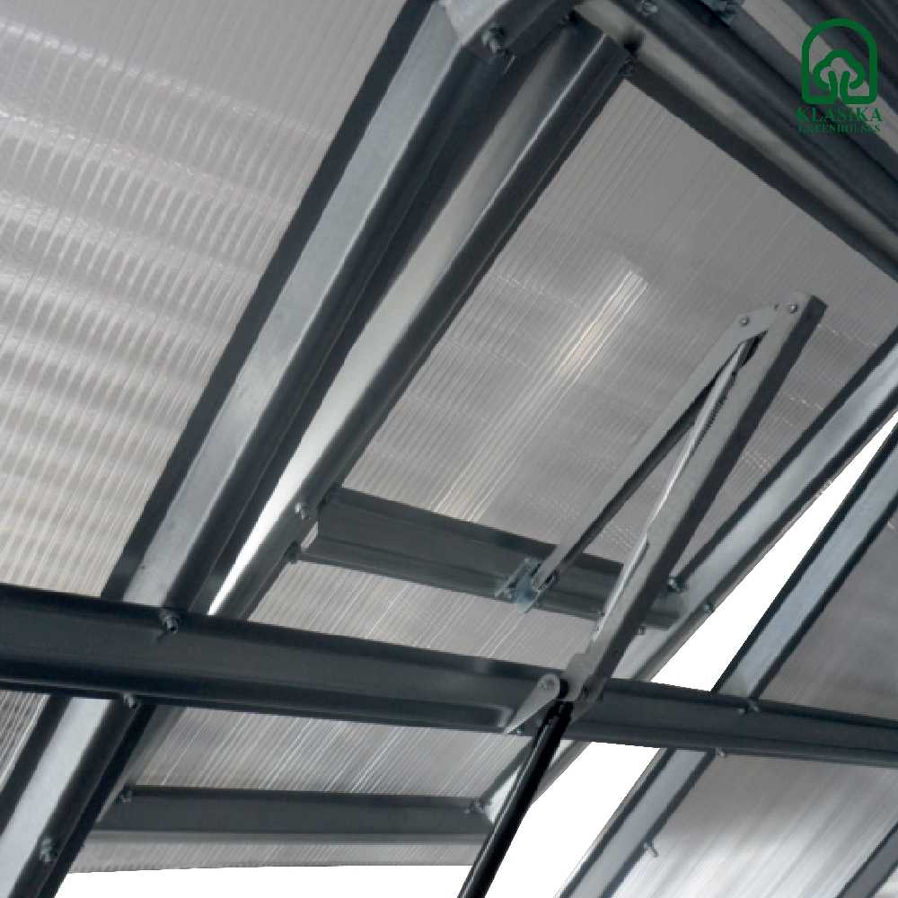 KLASIKA GREENHOUSE Stoglangis/orlaidė KLASIKA*HOUSE su automatiniu atidarytuvu