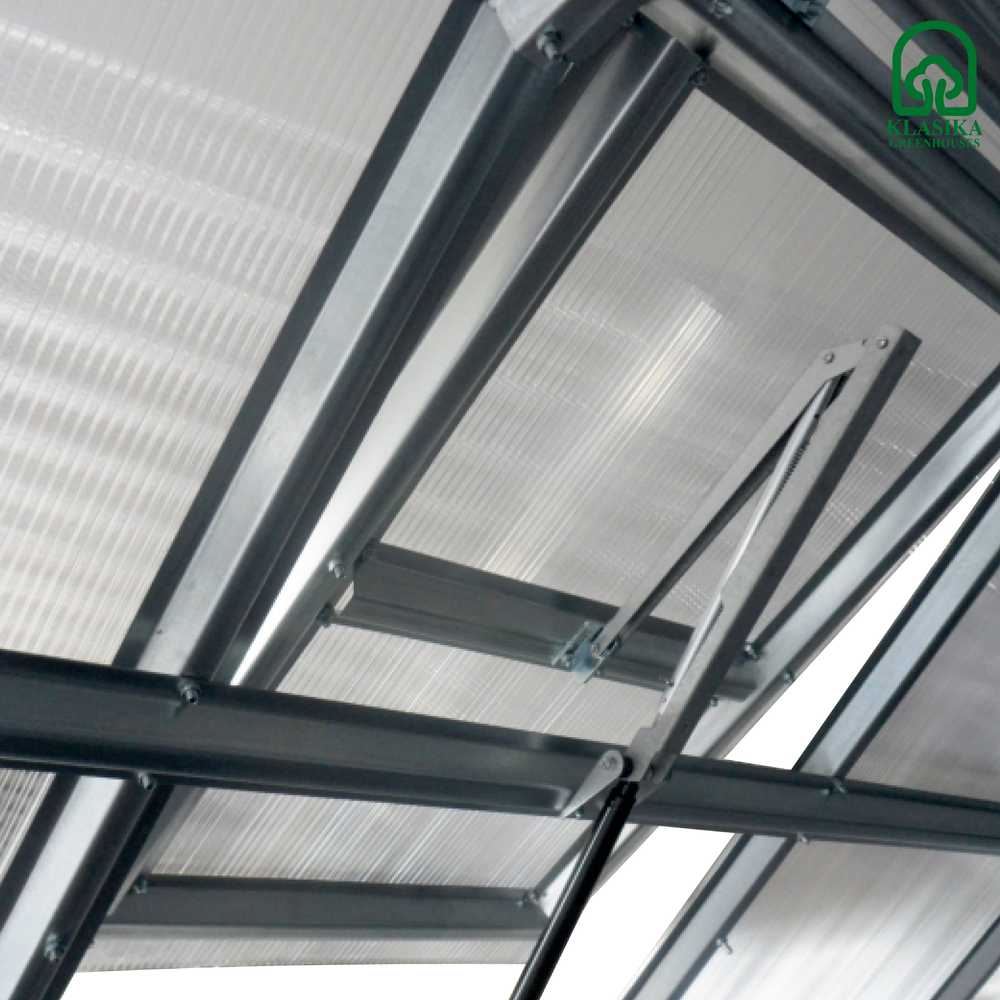 KLASIKA GREENHOUSE Stoglangis/orlaidė KLASIKA*HOUSE su automatiniu atidarytuvu